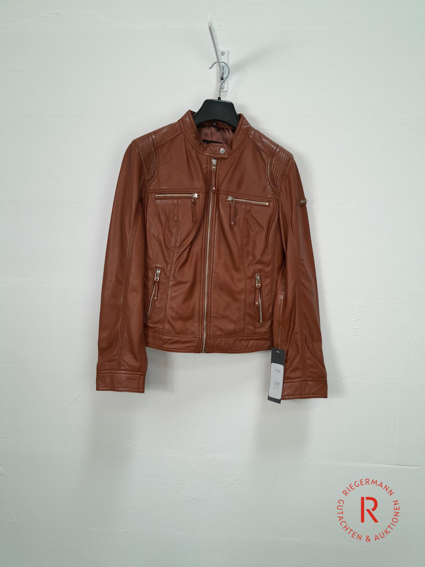 DAMEN LEDERJACKE GRÖSSE 40